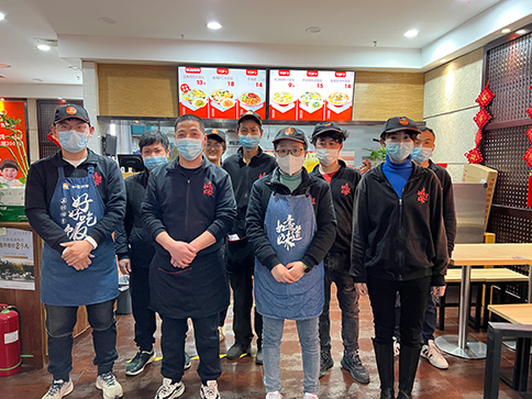 無錫江陰區區域紅燒牛肉面，重慶小面，豌雜面新品培訓并考核通過